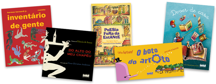Livros de poesia da Editora Projeto